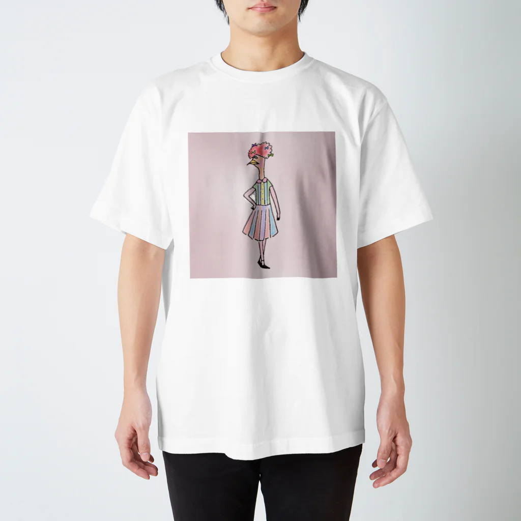 魚座さんのスプリング鳥子 Regular Fit T-Shirt