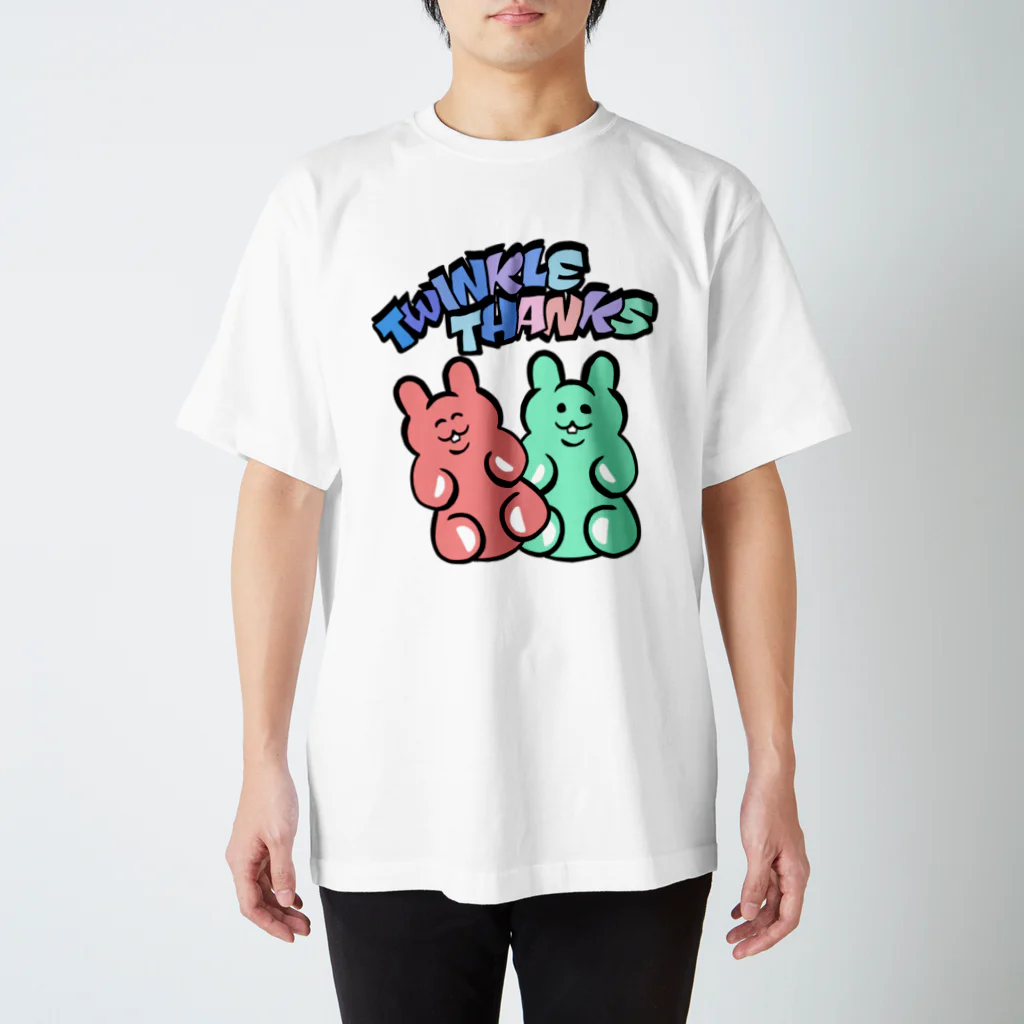 Twinkle★Thanksのぐみぴょんツインズ Regular Fit T-Shirt