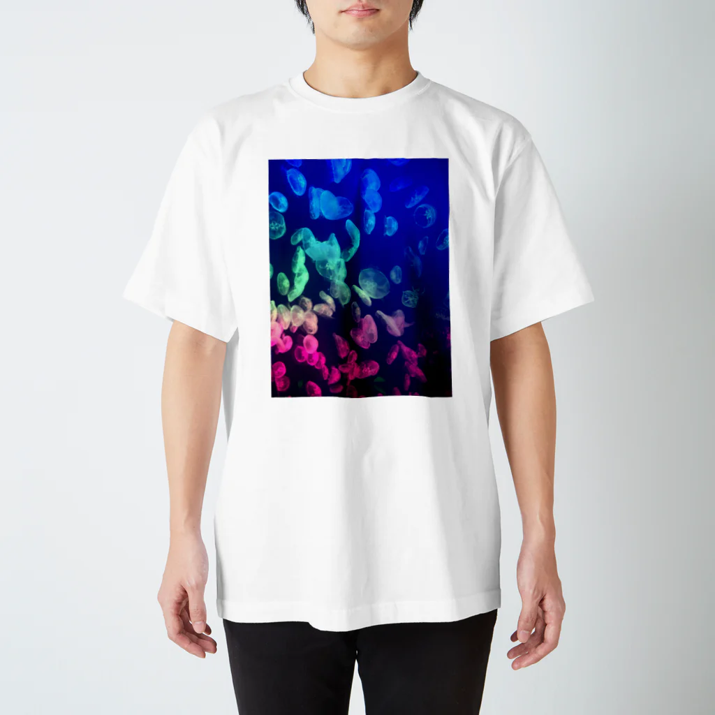 ぱわー!のカラフルなクラゲ2 スタンダードTシャツ