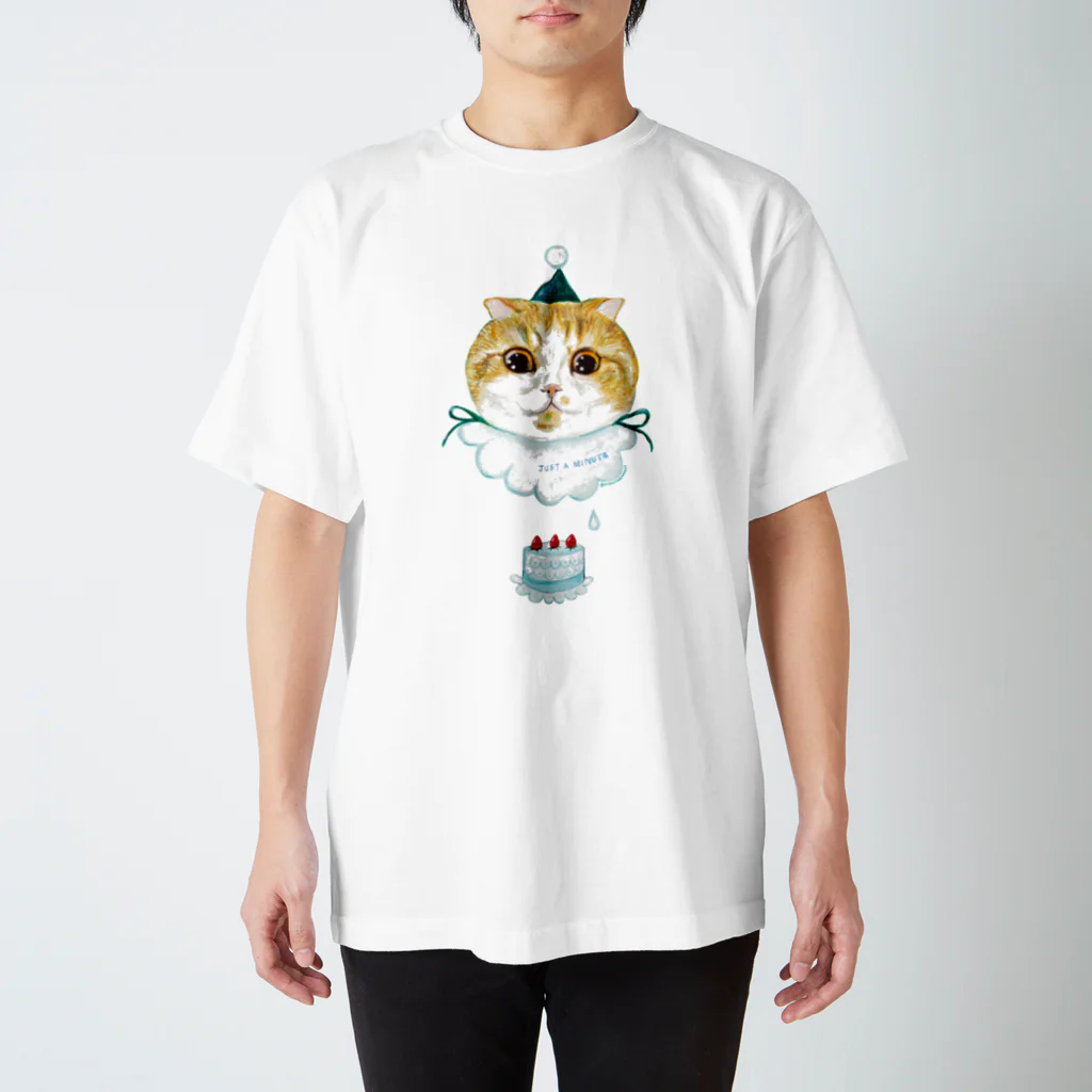 wokasinaiwoのケーキ食べたいにゃ スタンダードTシャツ