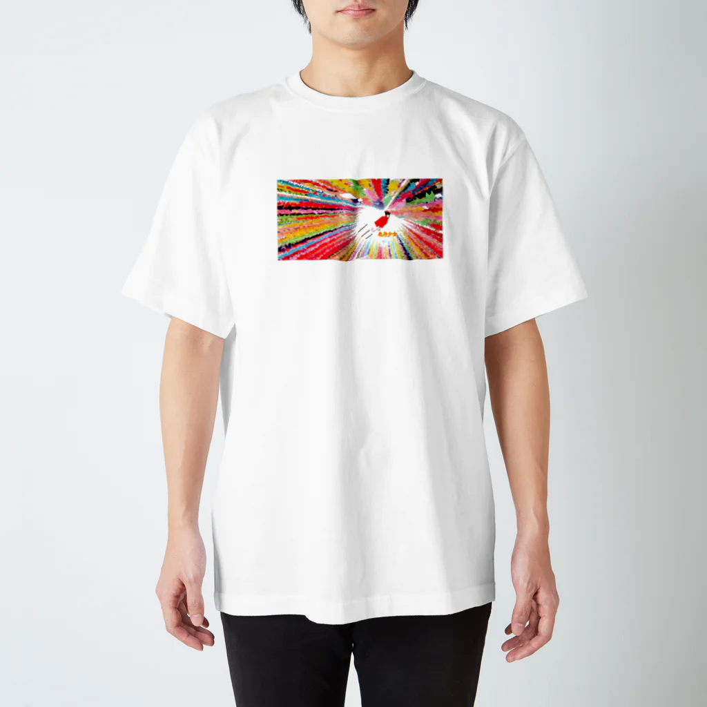 Danke Shoot Coffeeの仙台の七夕飾りを見上げたら飛行少女 Regular Fit T-Shirt