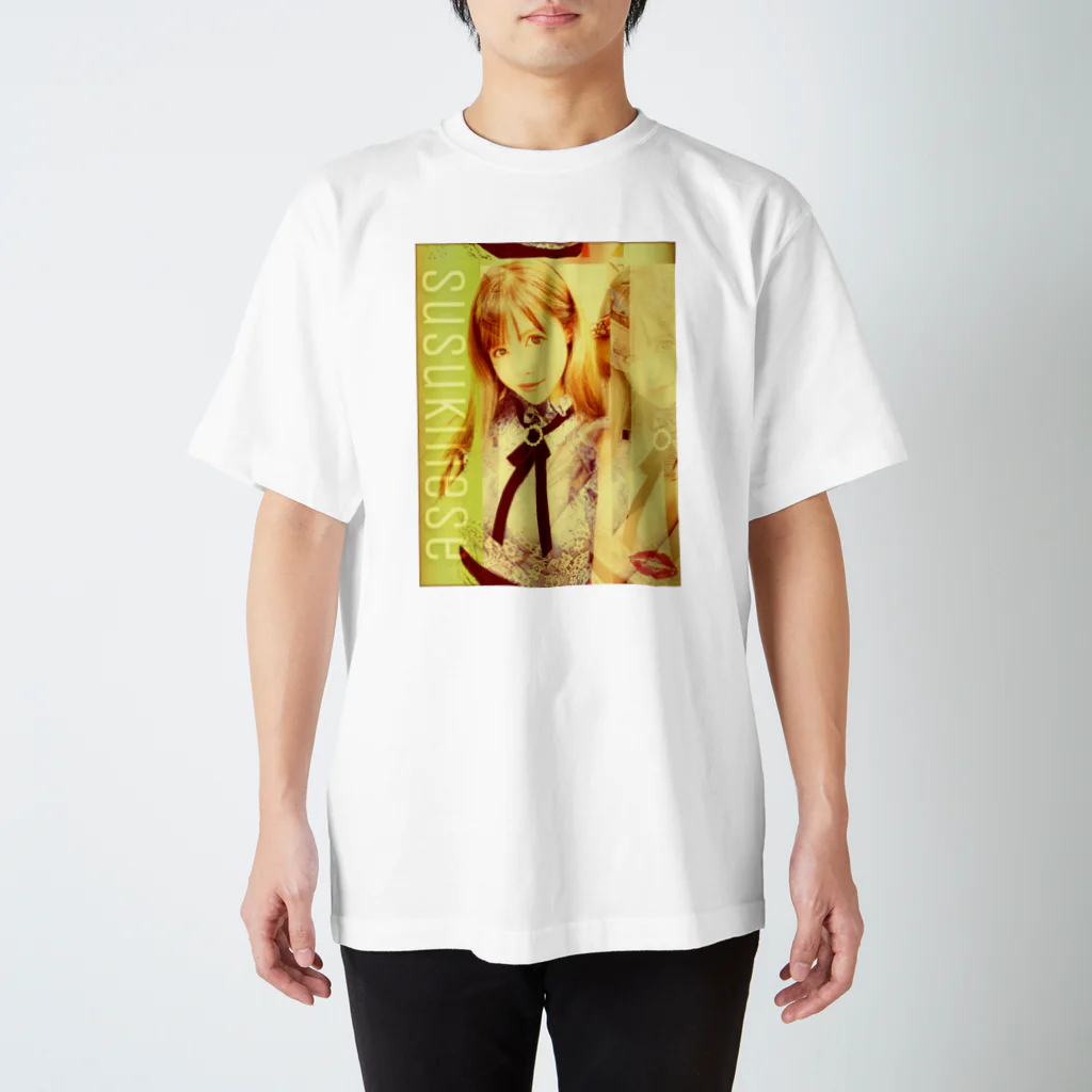 美女TJapan_SusukinoTshirtの@minamimashiro 美女T北海道 スタンダードTシャツ