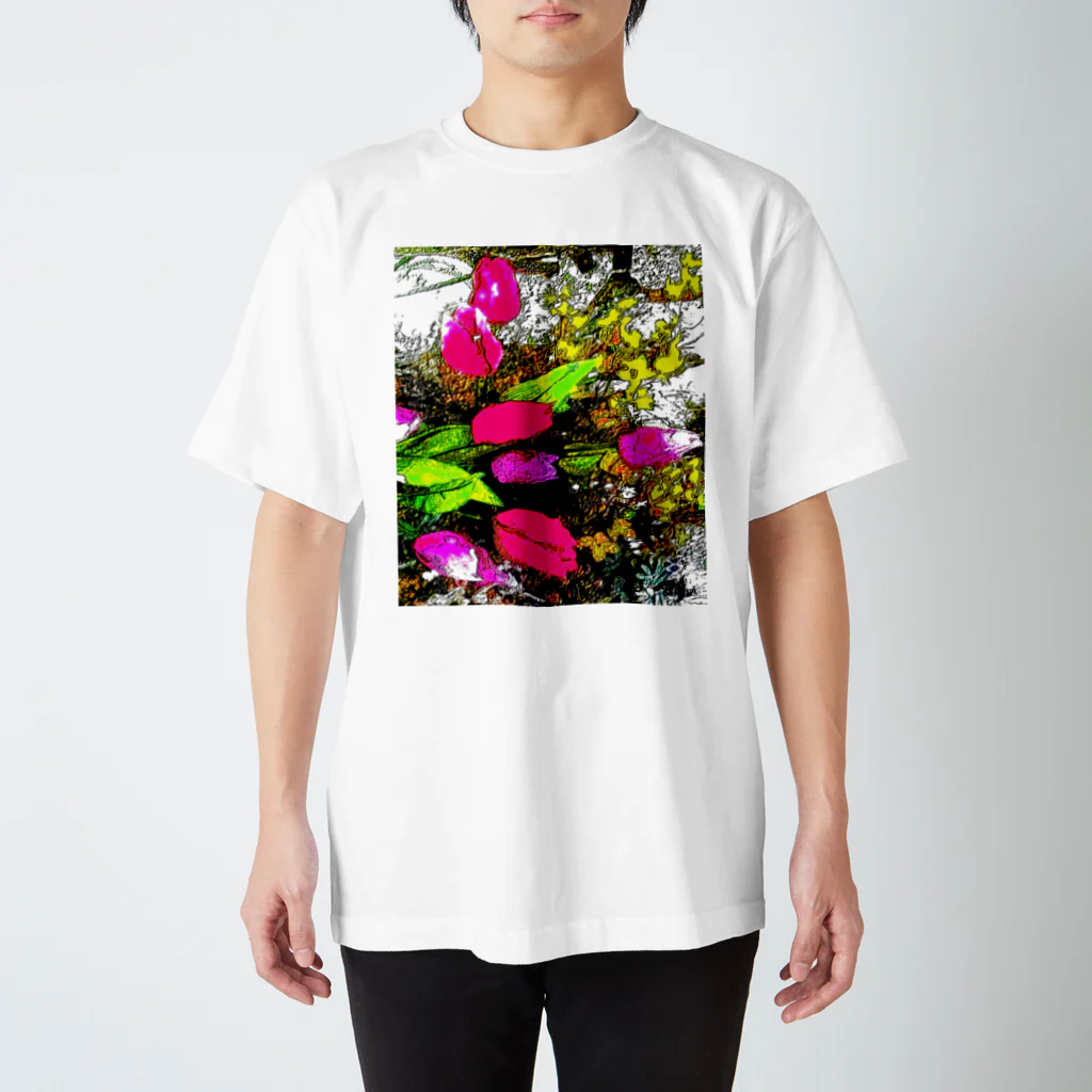 アズペイントの花 スタンダードTシャツ