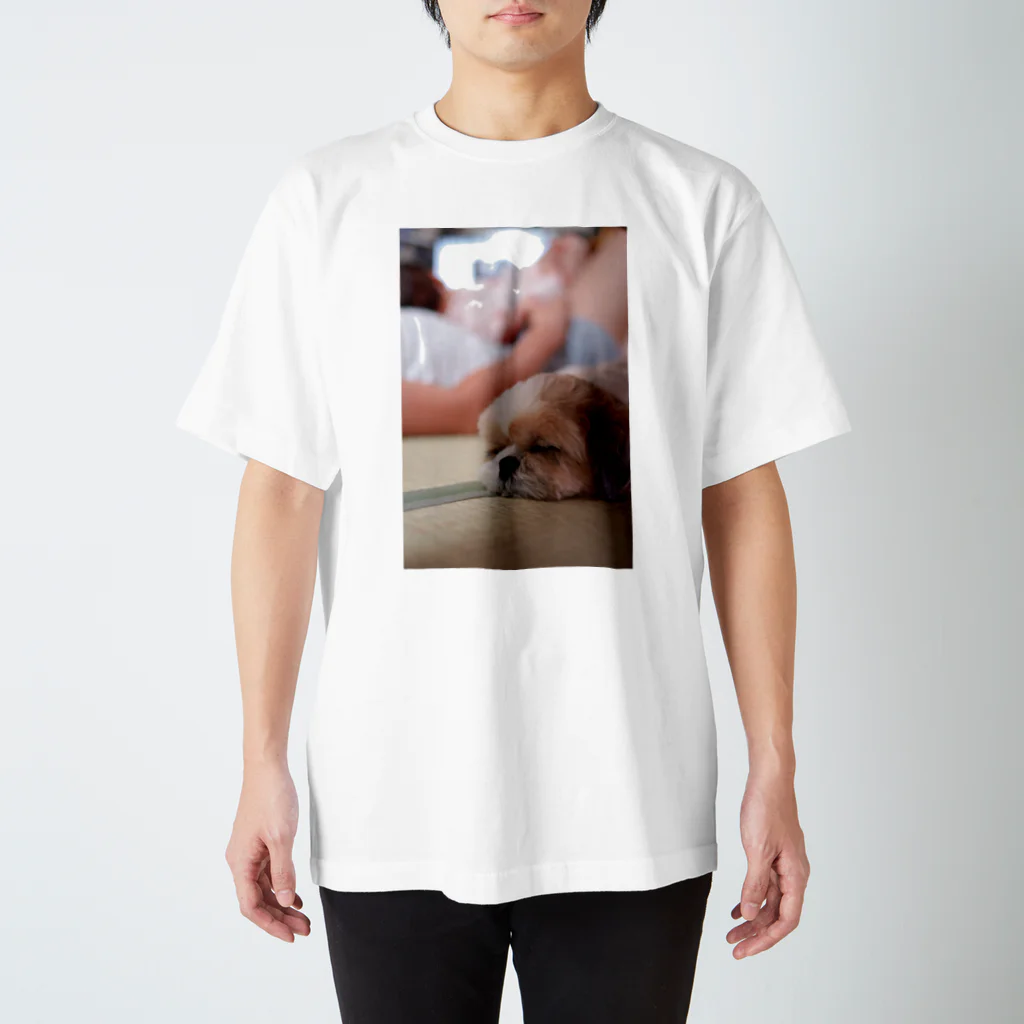 su-papaのふて寝犬 Regular Fit T-Shirt