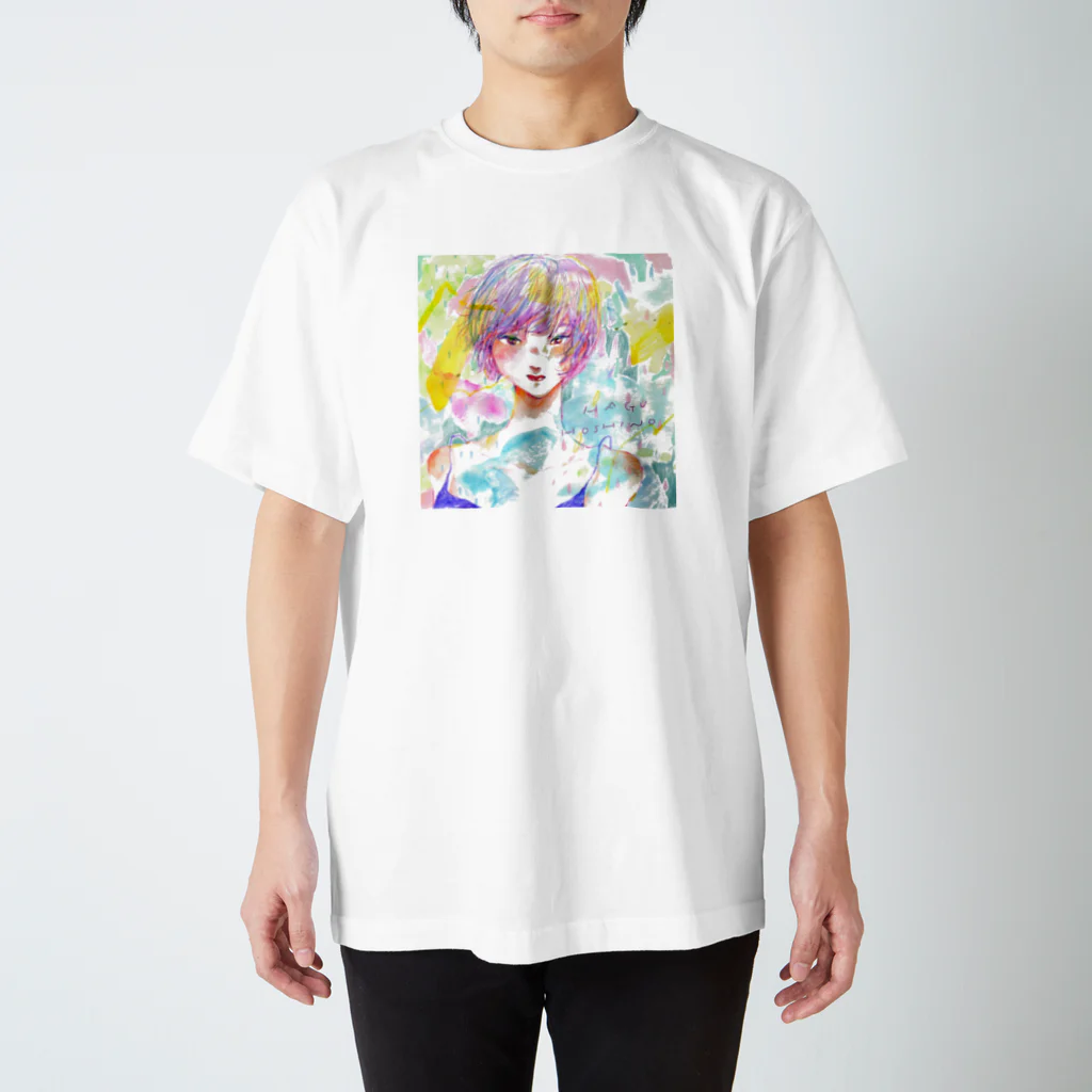 HAGU HOSHINO COLLABORATION STOREの【福井伸実】HAGU HOSHINO T-shirt Regular Fit T-Shirt