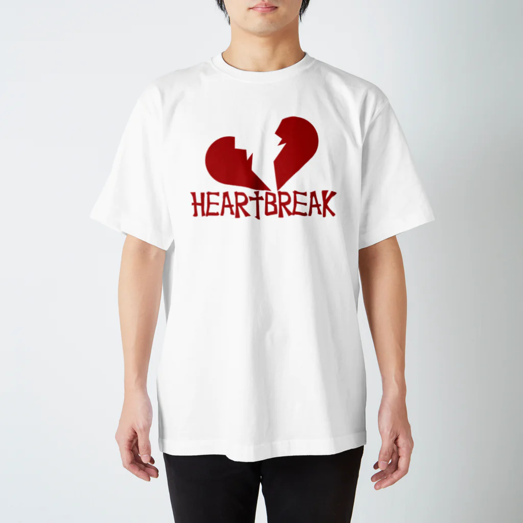 AURA_HYSTERICAのHEARTBREAK スタンダードTシャツ