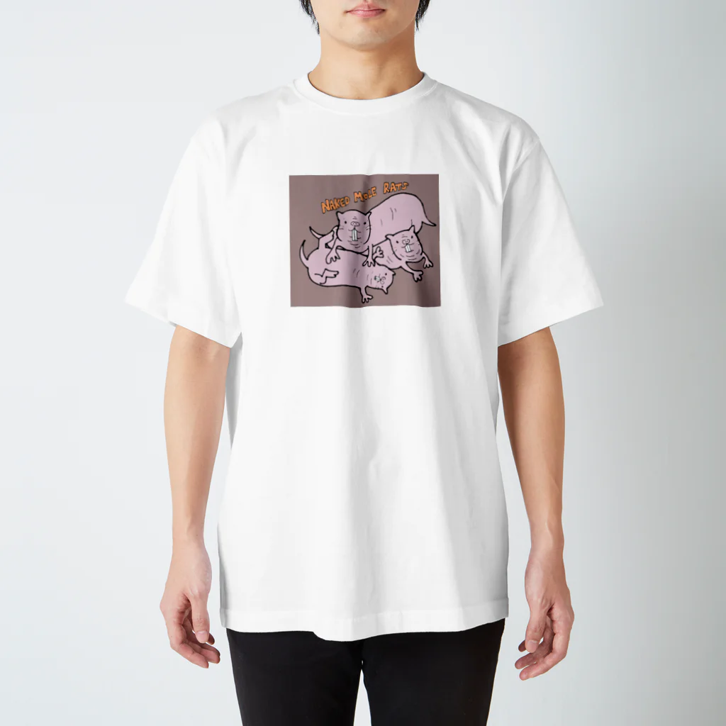 bingata the coralの珍獣ハダカデバネズミアイテム Regular Fit T-Shirt