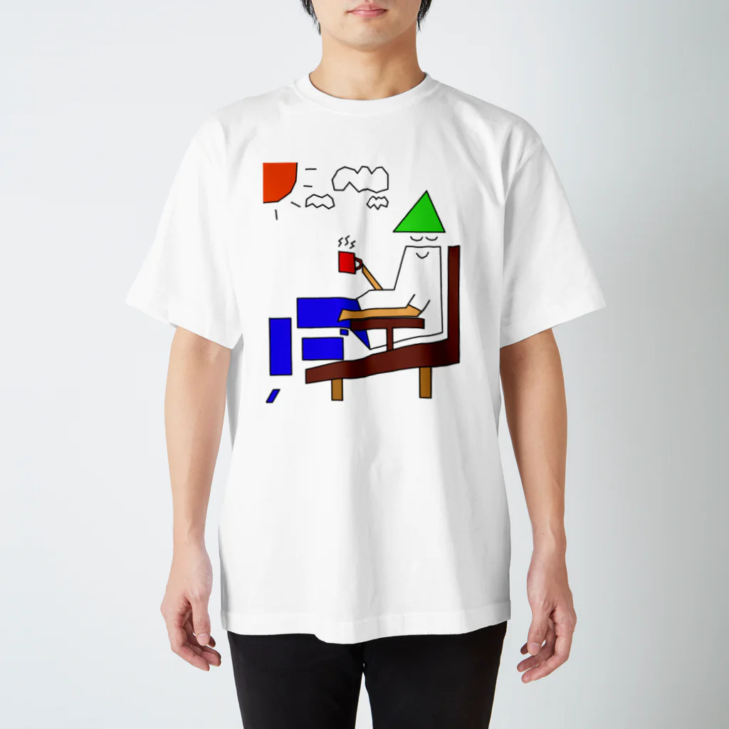 one-a-clothingの列島くんのひと休み スタンダードTシャツ