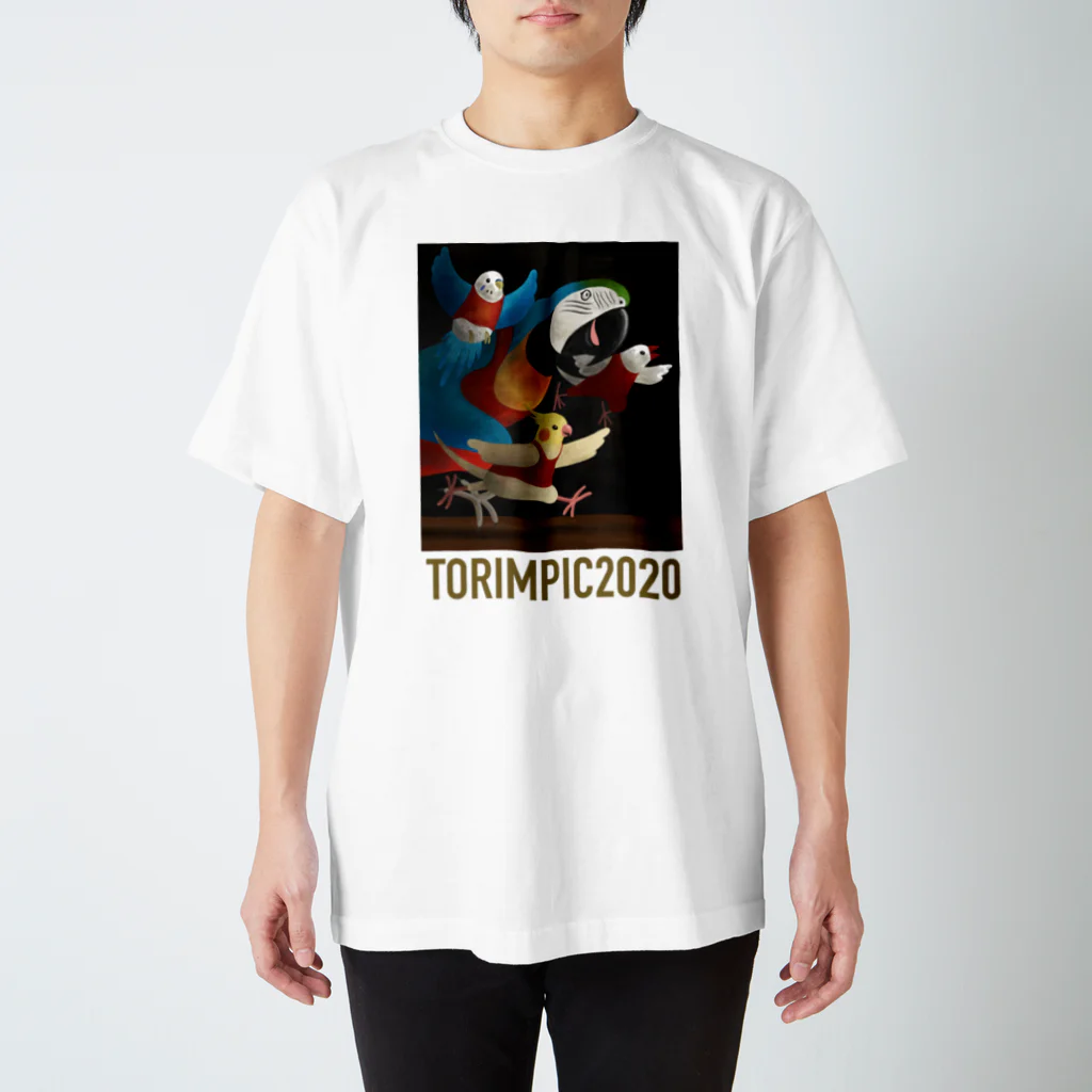 ほほらら工房 SUZURI支店のTORIMPIC2020 Regular Fit T-Shirt