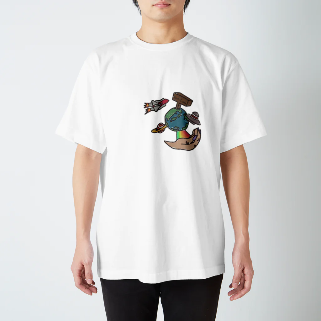 Reiyu  Ebiharaの世界はあなたの手の中に。~ The world is in your hands~ Regular Fit T-Shirt