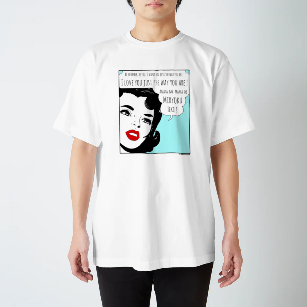 COLOR of the MANのConfession of the GIRL -red × sky- スタンダードTシャツ