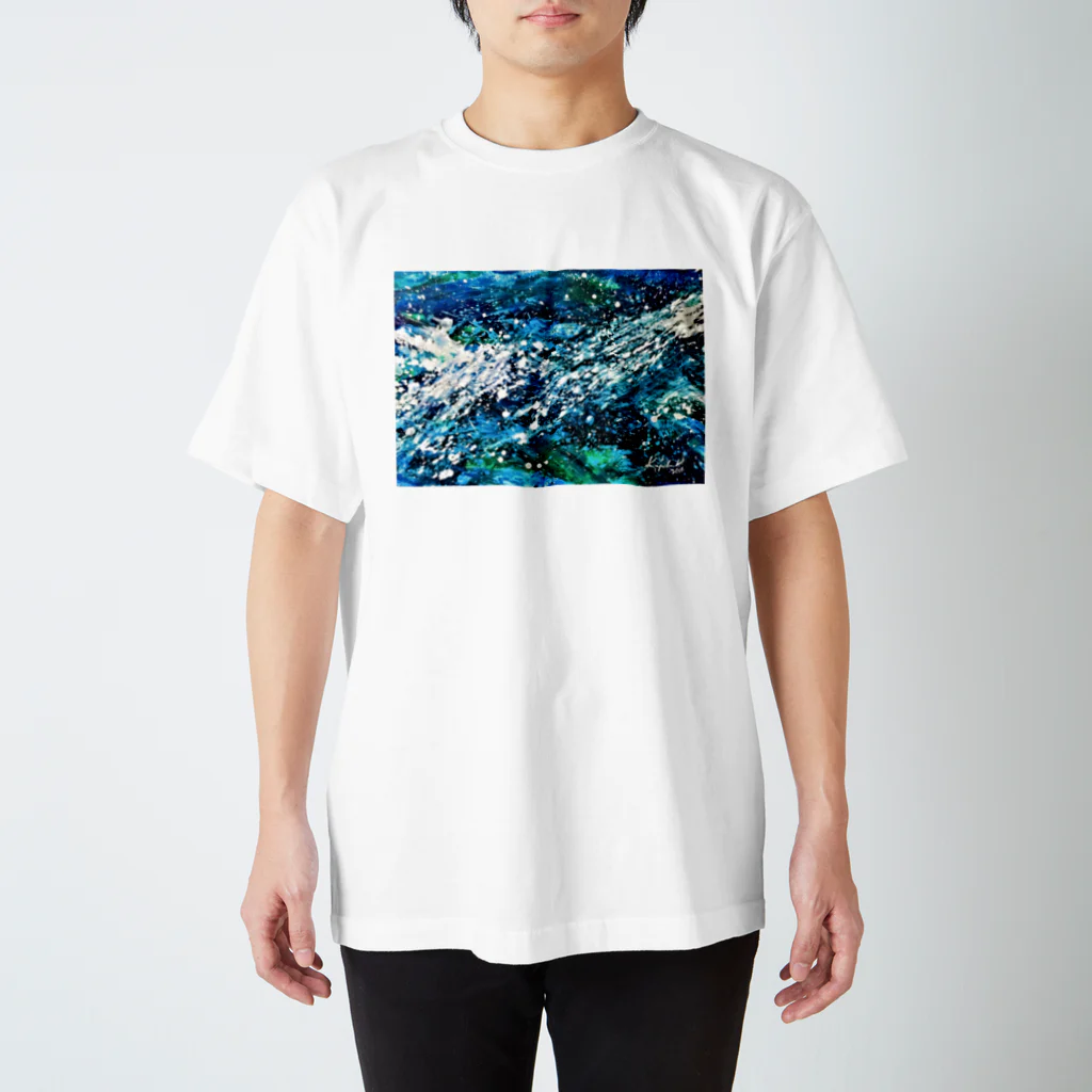 石倉かよこのグッズショップのOcean-002 スタンダードTシャツ