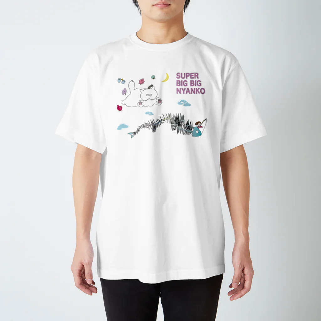 nakashinのSUPER BIG BIG NYANKO Regular Fit T-Shirt