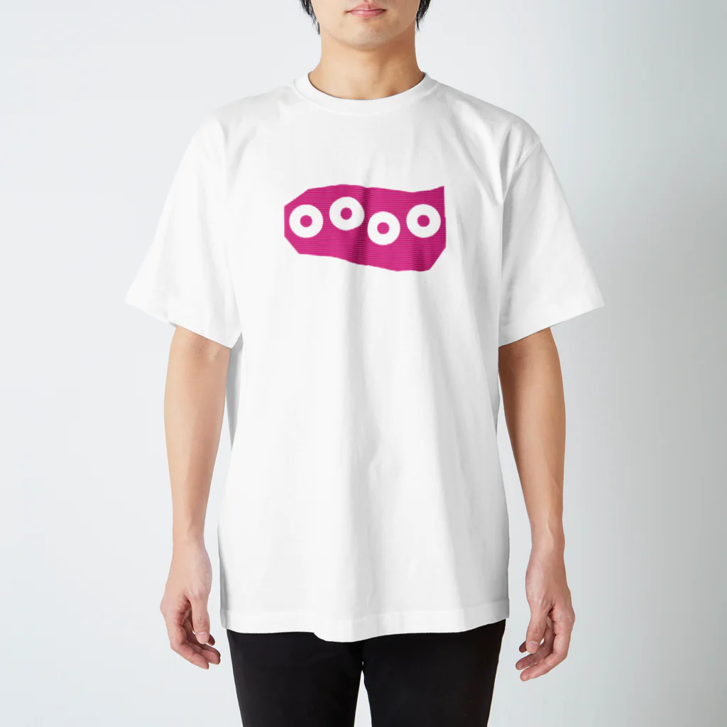 惑星どーなつのびびっと　ぴんく スタンダードTシャツ