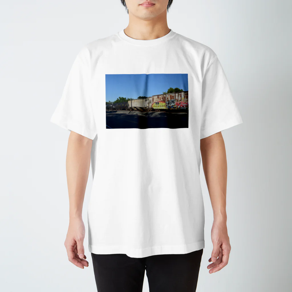 チルTショップのTrain Art スタンダードTシャツ