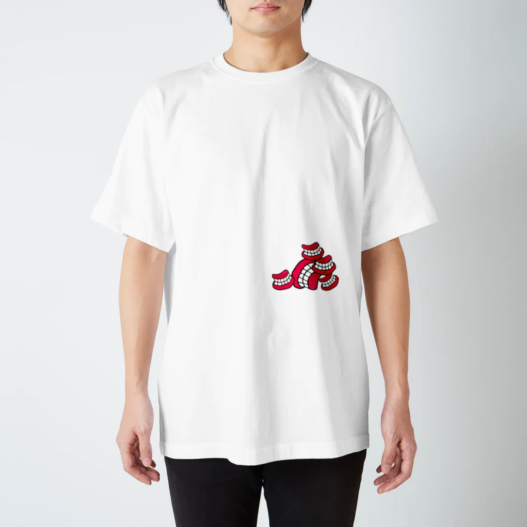 夢の歯茎ランド☆彡の積み歯茎 Regular Fit T-Shirt