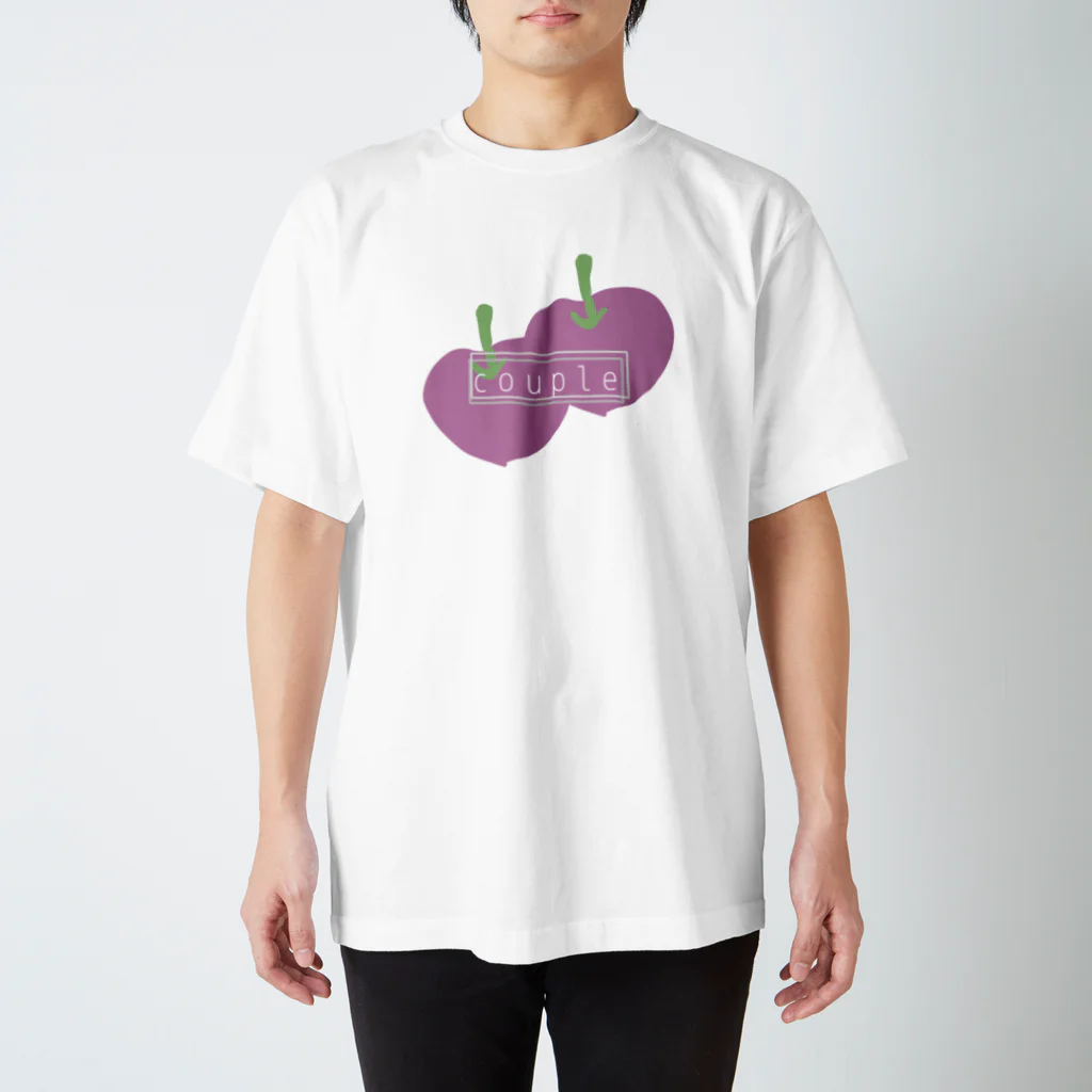 charu117のapple couple Regular Fit T-Shirt
