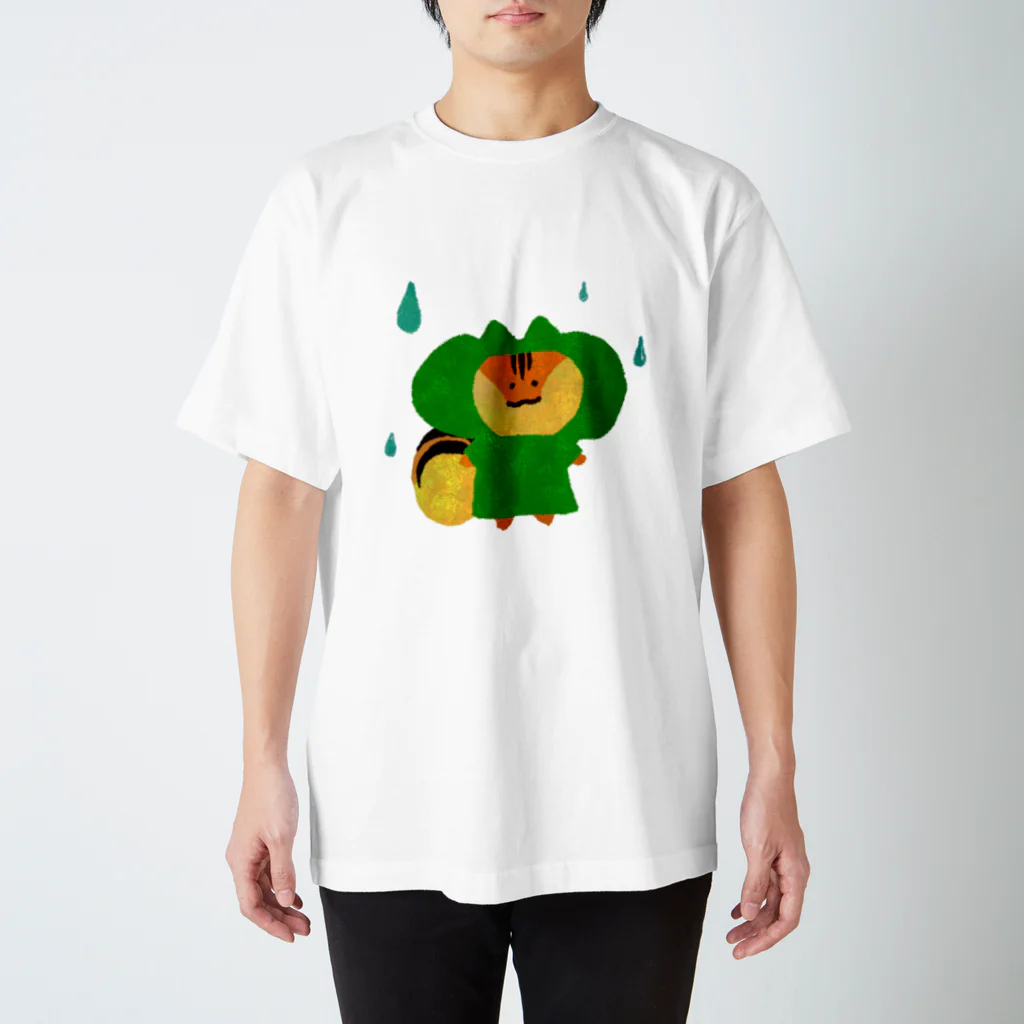 Terracotta*のカッパを着るよ、りすくん スタンダードTシャツ