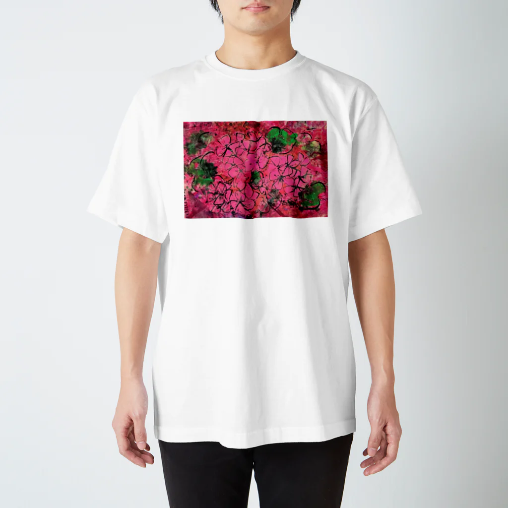 石倉かよこのグッズショップのGeranium-011 スタンダードTシャツ