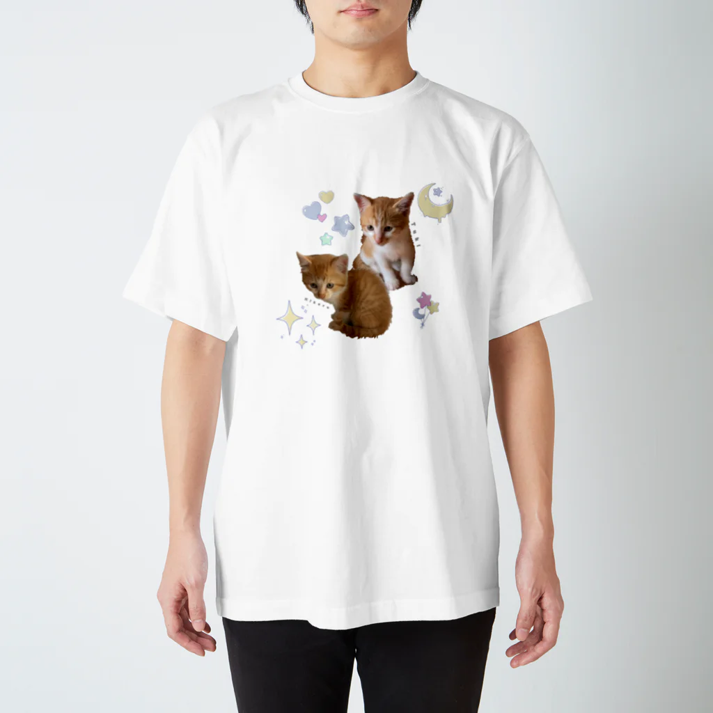 Norinyaの月くん・光くん スタンダードTシャツ