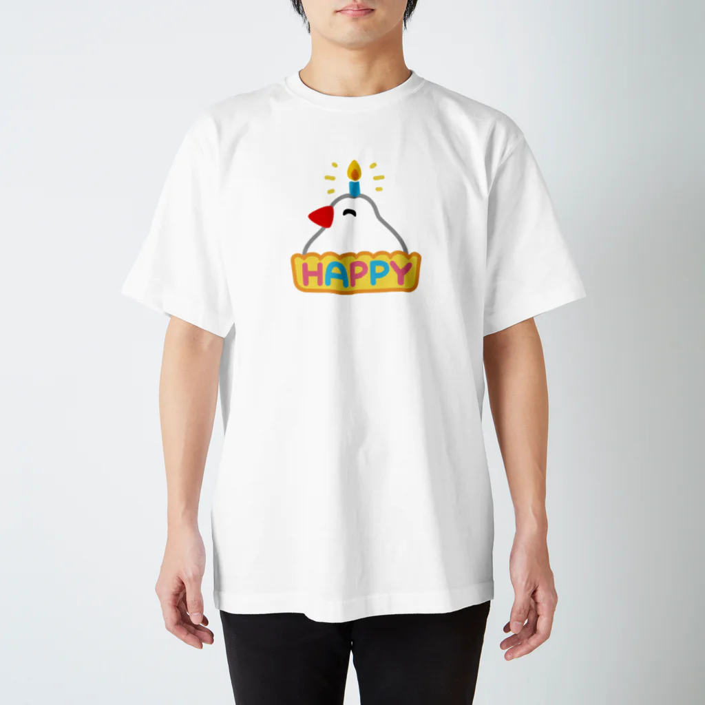 こめち(ゆう)のハッピーな文鳥 Regular Fit T-Shirt