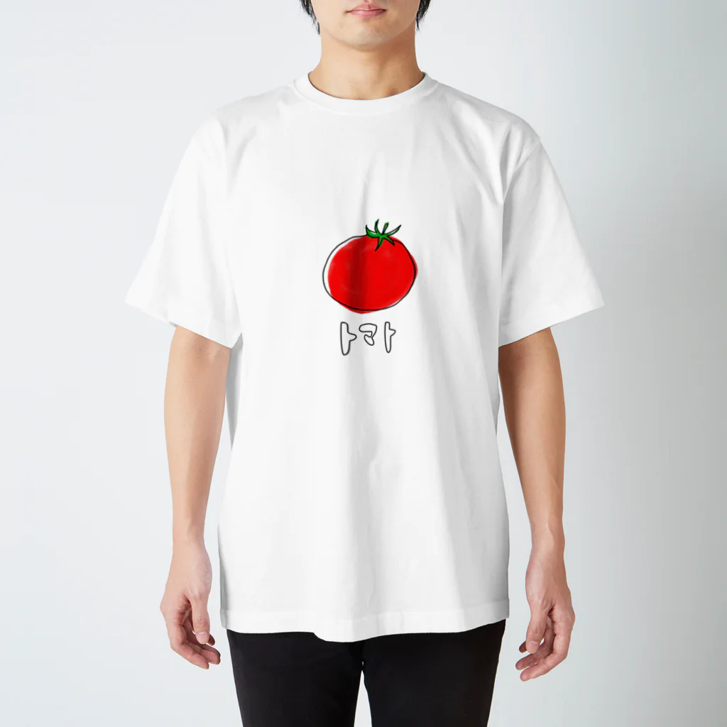 ミドリムシ商店の夏野菜トマトちゃん スタンダードTシャツ