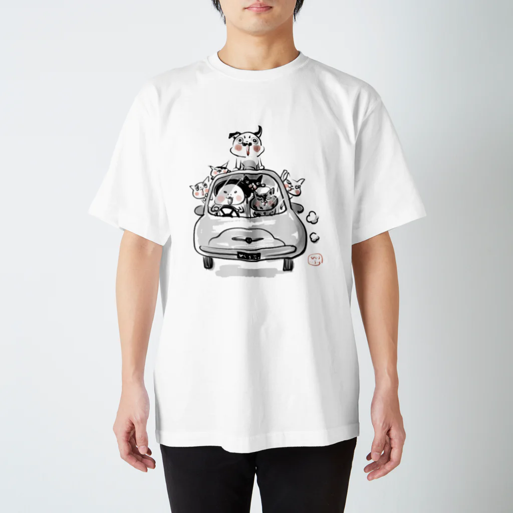 裏ひぐちのひぐち家ドライブ Regular Fit T-Shirt