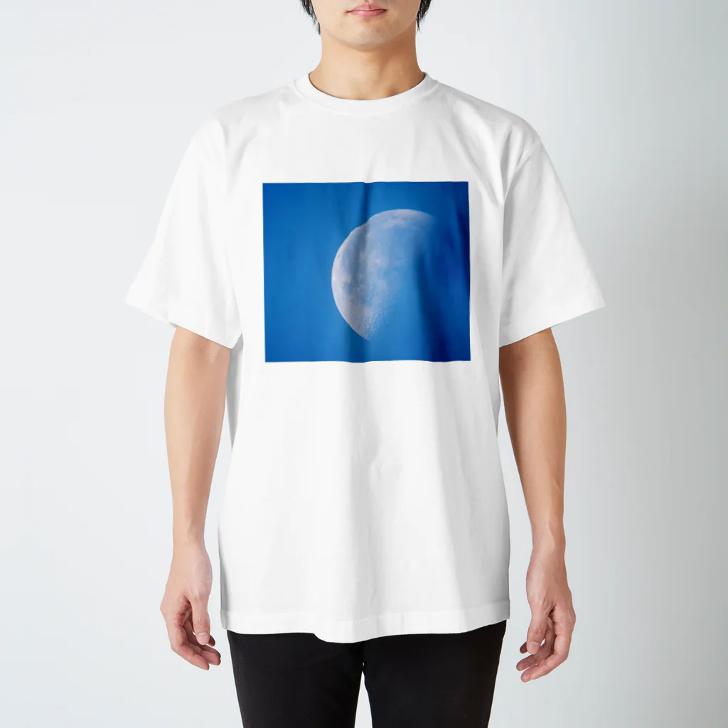 まつりの青の下弦の月 スタンダードTシャツ