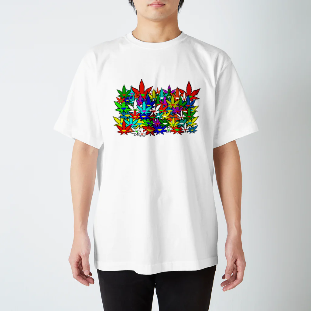 カンナビスジャパンセントラル / Cannabis Japan CentralのCJC 420フラワーTシャツ スタンダードTシャツ