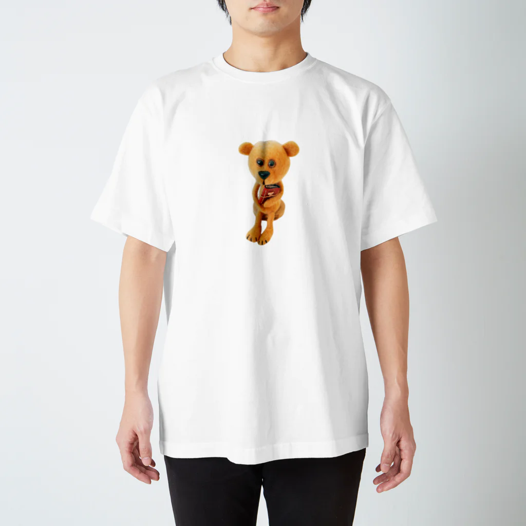 ぺちかのきょとん顔のクマ Regular Fit T-Shirt