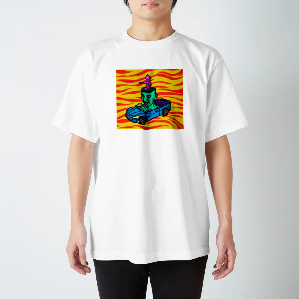 Mind Of MineのCrazy car tee スタンダードTシャツ