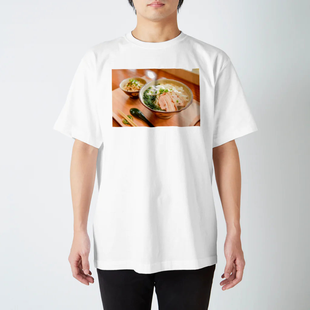 まいにち食堂の生アーサまいにち食堂そば スタンダードTシャツ