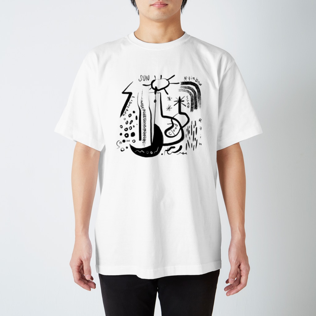 SHIHO HONDA artの★すべての空模様を受け入れ進むあなたへ Regular Fit T-Shirt
