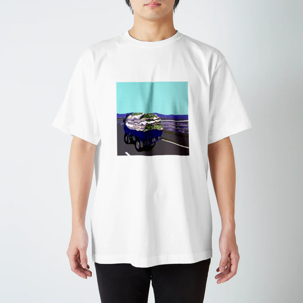 Danke Shoot Coffeeのバナナトラック スタンダードTシャツ