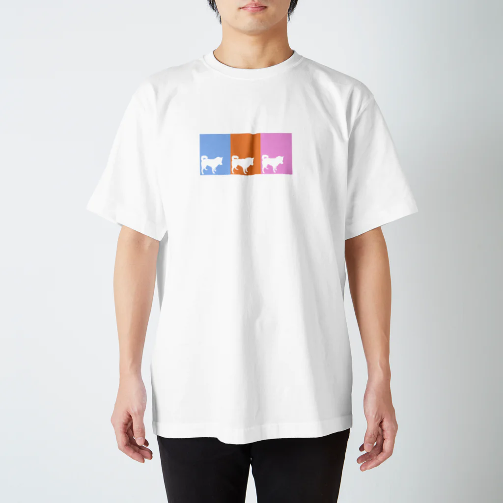 まつのしばいぬさん  10・11・12ミックス スタンダードTシャツ