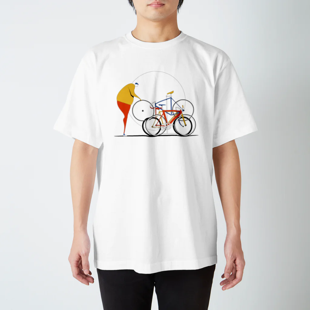 rinkoba_shopの自転車屋のTシャツ Regular Fit T-Shirt
