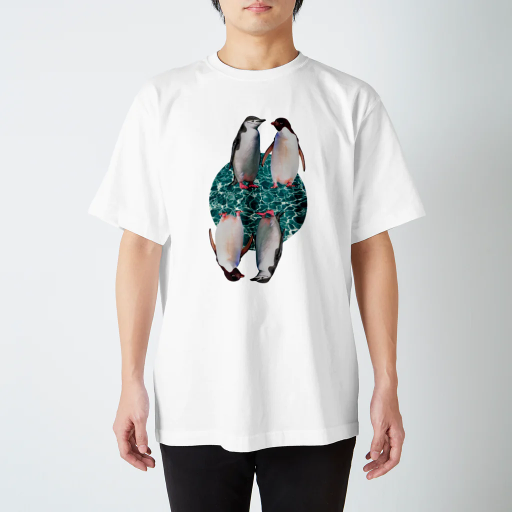 人生やり直しのペンギン スタンダードTシャツ