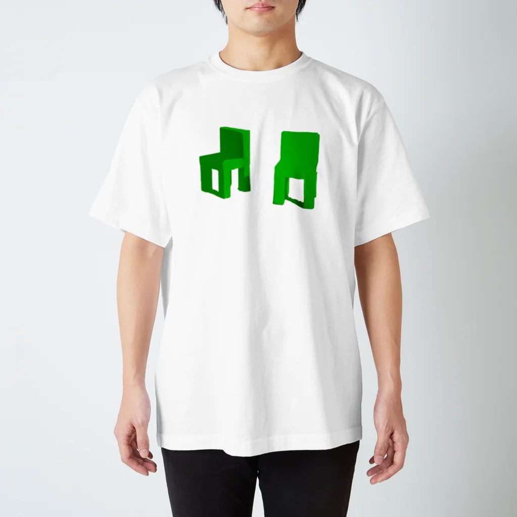 のくろーずのグリーンチェア スタンダードTシャツ