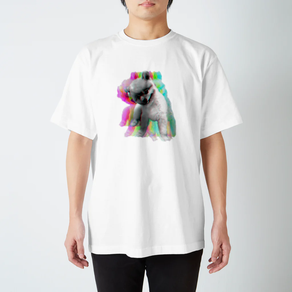 inu__kawaiiのフォトショで撮ったうちの犬 スタンダードTシャツ