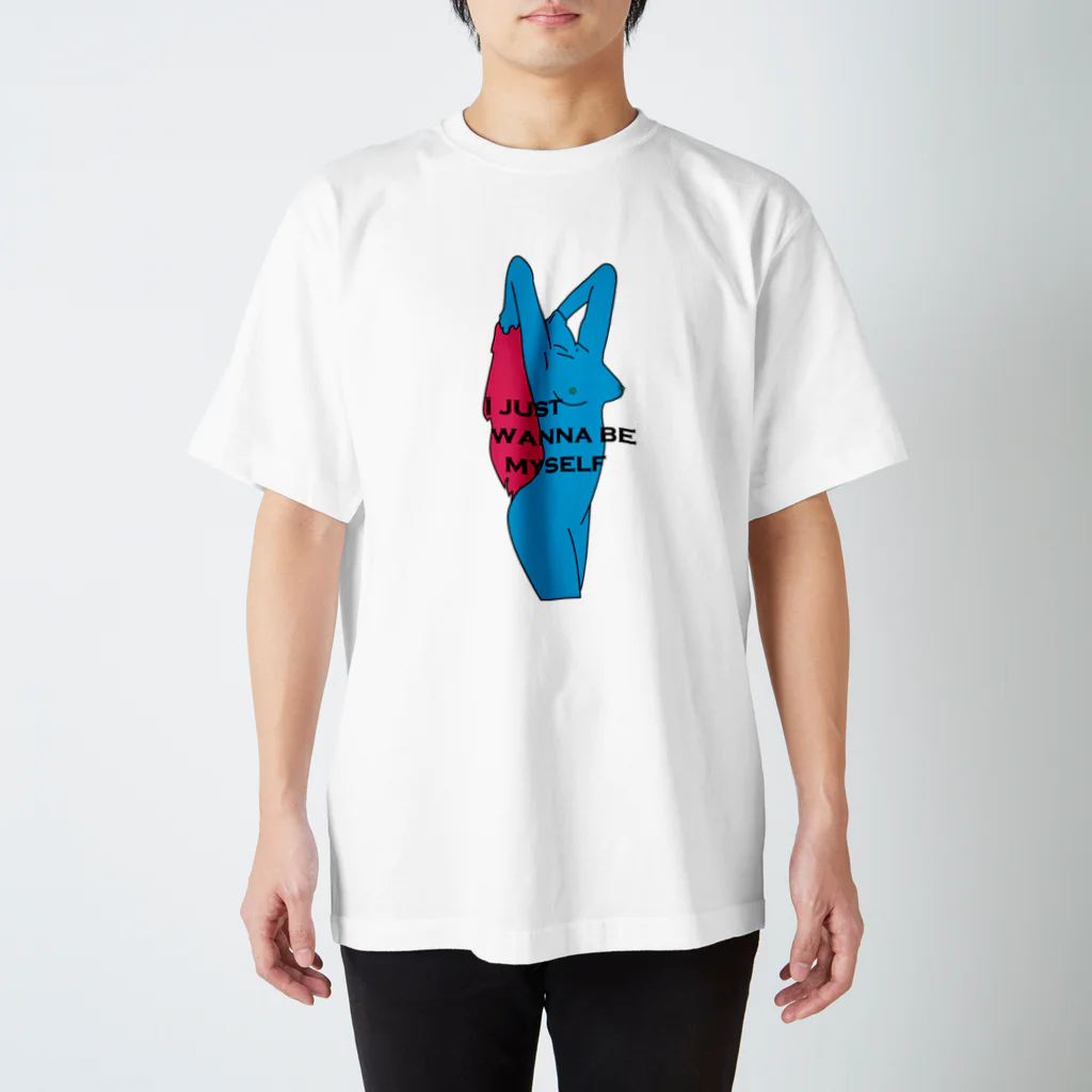 チハネミのhair Regular Fit T-Shirt