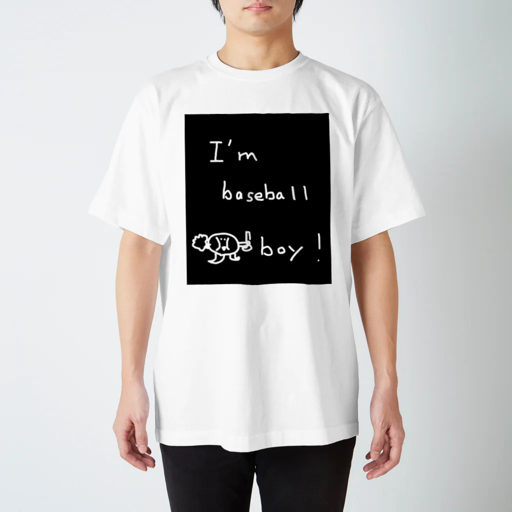 Miyabi_36の野球選手 スタンダードTシャツ