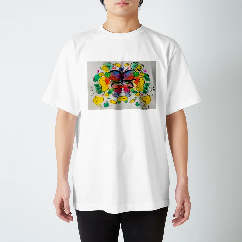 thinkingsomethingreatのバタフライエフェクト Regular Fit T-Shirt