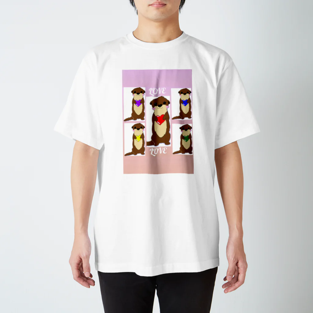 minminのラブカワウソちゃん Regular Fit T-Shirt