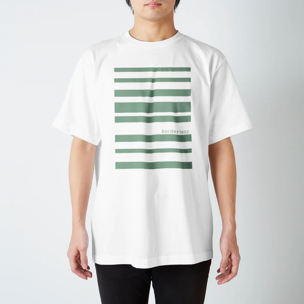 いっぱんじんのグッズのborderless Regular Fit T-Shirt