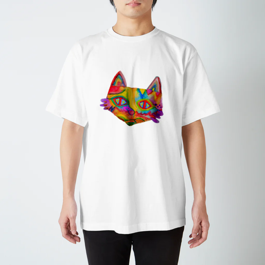 akonakoのエキゾチックねこ Regular Fit T-Shirt