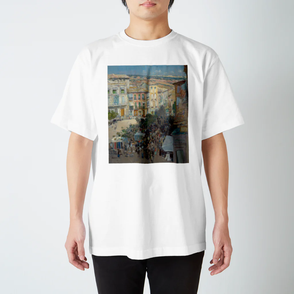 ART_collectionの「南フランスの都市の眺め」チャイルドハッサム Regular Fit T-Shirt