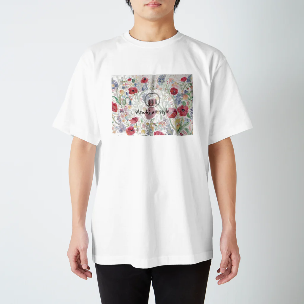 Asahi art styleのAsahi art styleロゴT Regular Fit T-Shirt