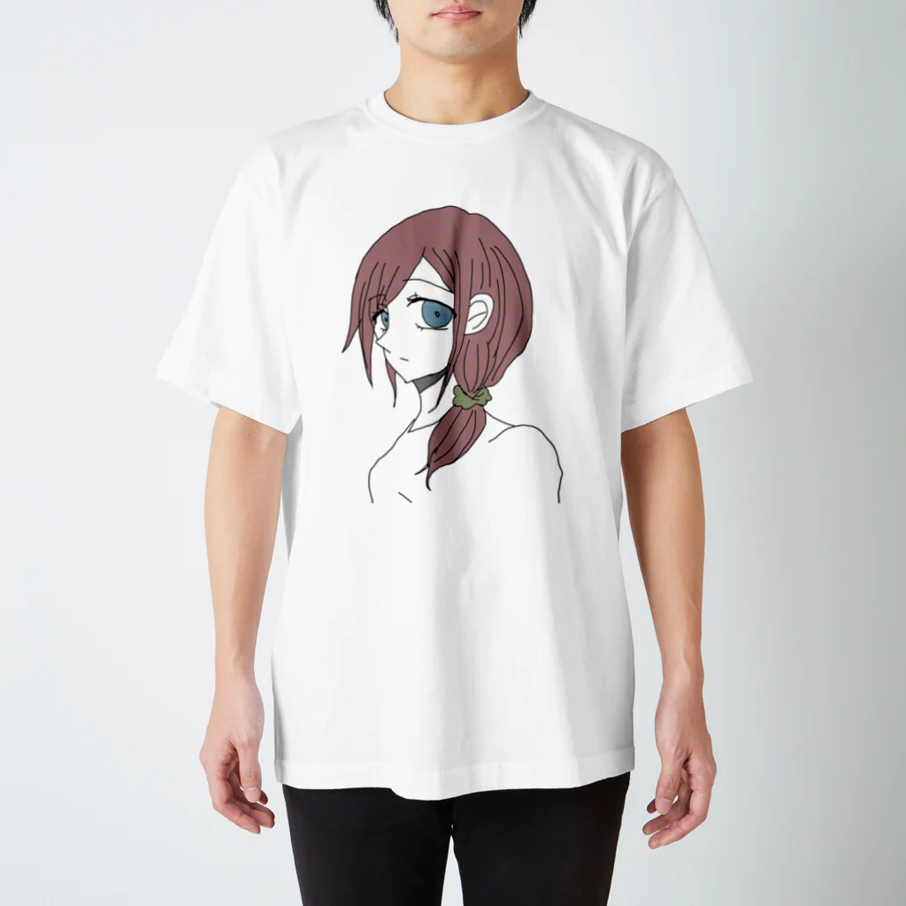 青リンゴのゆめかわいい女の子 スタンダードTシャツ