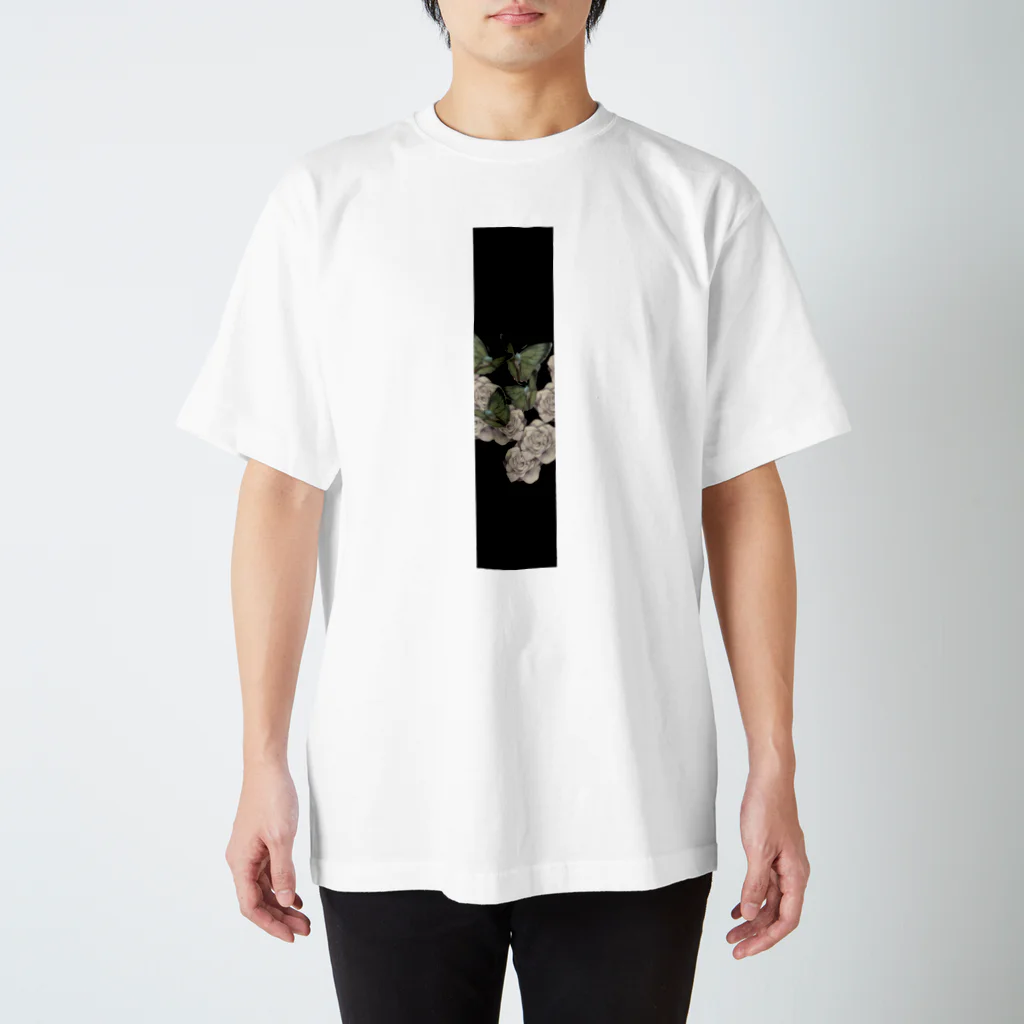 やゆのすけ✞創作垢の蝶と花畑 Regular Fit T-Shirt