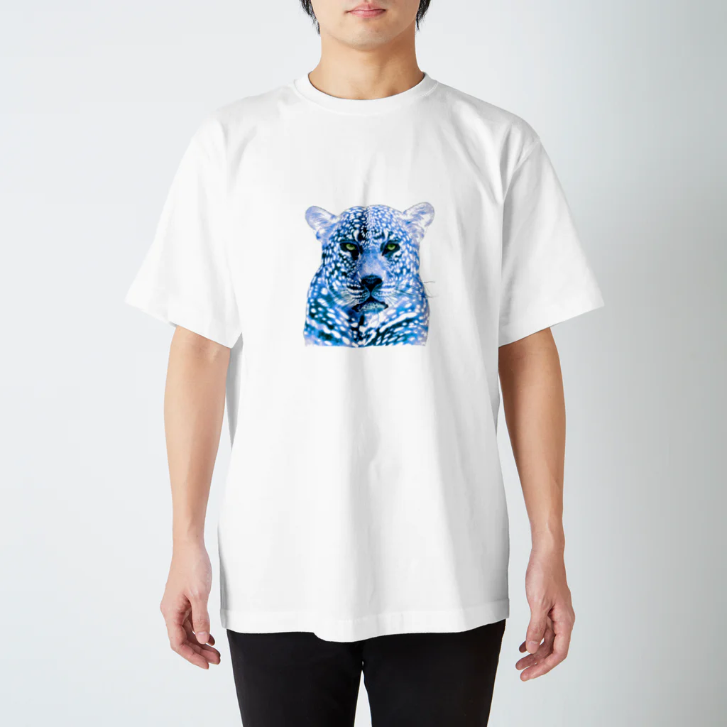 Hugki!!のSky Leopard Regular Fit T-Shirt